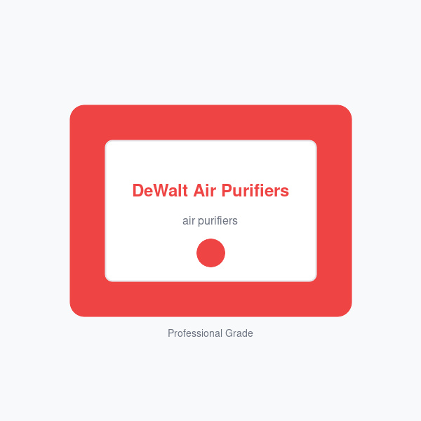 DeWalt Air Purifiers Pro 3