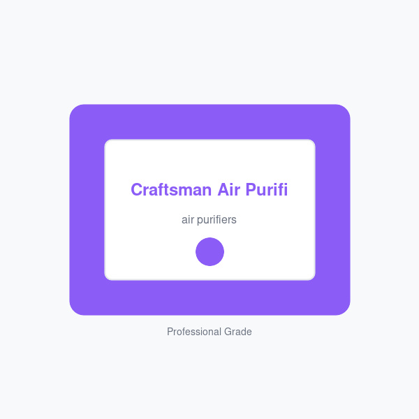 Craftsman Air Purifiers Pro 4