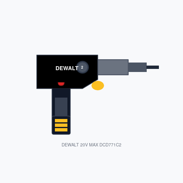 DEWALT 20V MAX DCD771C2