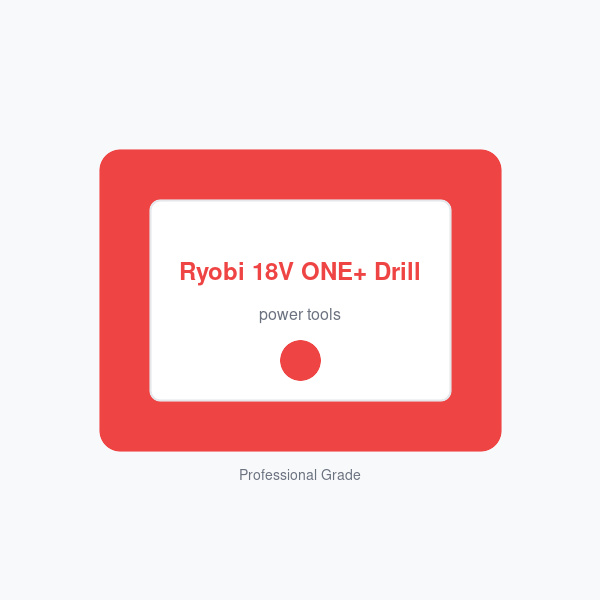Ryobi 18V ONE+ Drill/Driver
