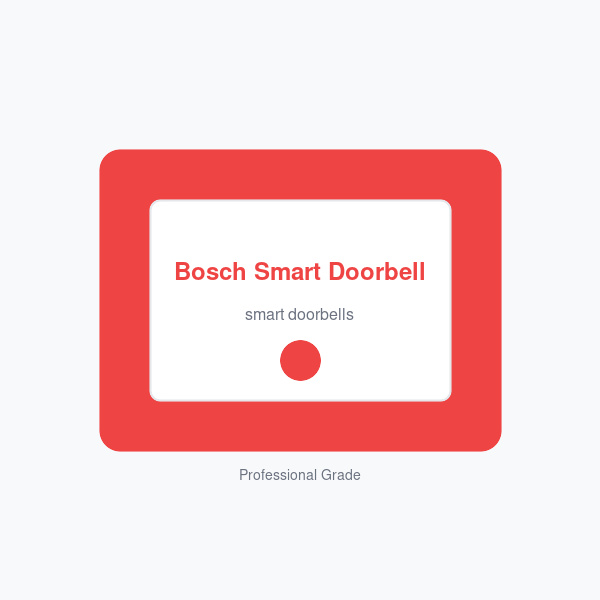 Bosch Smart Doorbells Pro 3