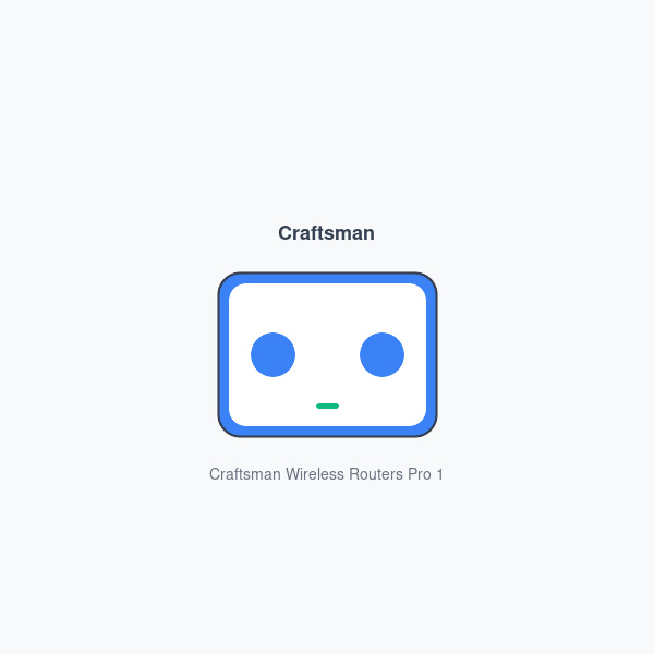 Craftsman Wireless Routers Pro 1