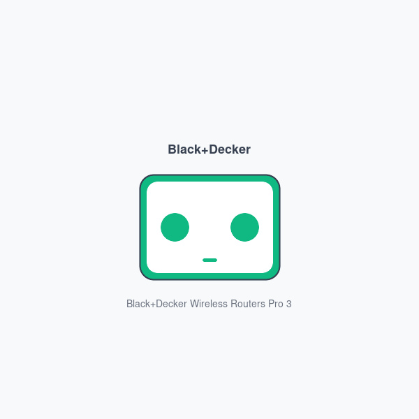 Black+Decker Wireless Routers Pro 3