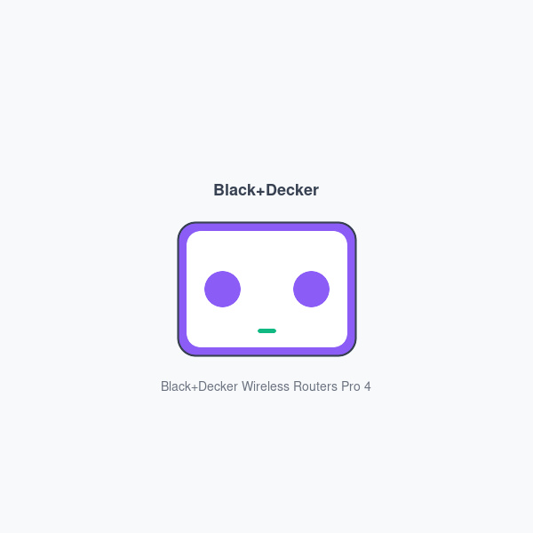 Black+Decker Wireless Routers Pro 4